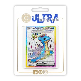 Lapras ex 158/142 Full Art Teracristal Secreto - my-booster X Scarlatto e Violetto 7 Corona Astrale - Box di 10 carte Pokémon Italiane