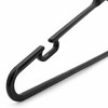 The Hanger Store 30 Black Strong Heavy Duty Plastic Coat
