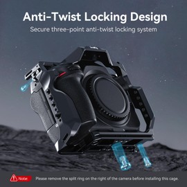 SmallRig Z 8 Camera Cage Kit for Nikon Z 8, with Top Handle and HDMI Cable Clamp, Anti-Twist Design and Aluminum Alloy Full Cage Kit for Bird Shooting, Sports Shooting, Commercial Filming - 3941