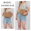 HomKuch Straw Clutch Purses for Women, Woven Summer Lightweight Straw