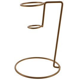 Unomor Iron Ice Cream Cone Holder Stand Single Head Ice Rack for Displaying and Storing Waffle Cones on Desktop for Cream Shops and Events