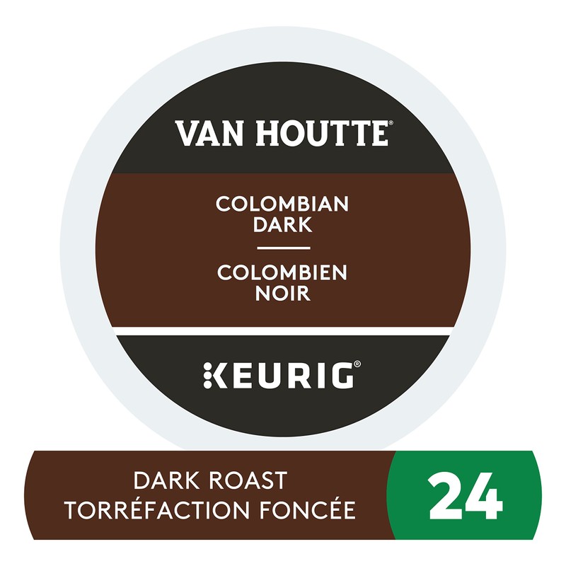 Van Houtte Colombian Dark K-Cup Coffee Pods, 24 Count For