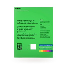 Papel Kronaline Recubierto Praga Fine Art Mate 170 gr (Paquete Con 60 hojas Tamaño Carta)