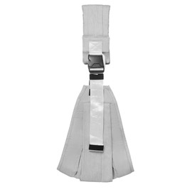 AUYEAZGO - Portabebés para niños pequeños, algodón de alta calidad, soporte grande para asiento y espalda, talla única, ideal para 6-48 meses (12-44 libras), gris