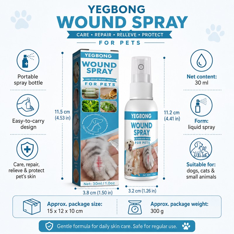 Pet Itch Relief Spray for Dogs & Cats – Gentle