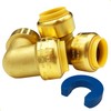 90 Degree Push Fit Elbow, Plumbing Pipe Connector, PEX Fittings,