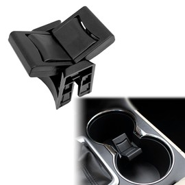 Cup Holder Insert Center Console Cup Holder Divider Compatible with Toyota Highlander 2014 2015 2016 2017 2018 2019 Year, Front Center Console Cup Holder Organizer 55618-0E170-C0