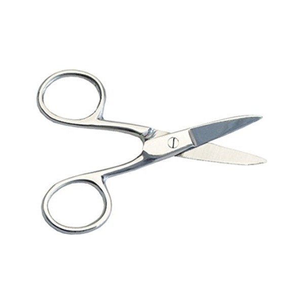 Grafco Stainless Steel Nail Scissors, 3 1/2" Blades, Manicure and Pedicure Nail Care Tool for Home, Spa and Salon, 1787