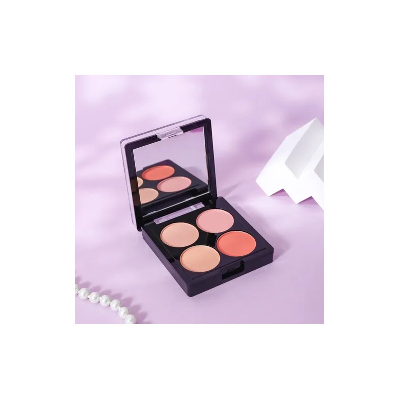 Paleta De Sombras, Rubor Y Polvo Compacto 3 In 1