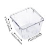 QUINTRA Clear Plastic Drawer Organizer Set, 4 Sizes, Desk Drawer