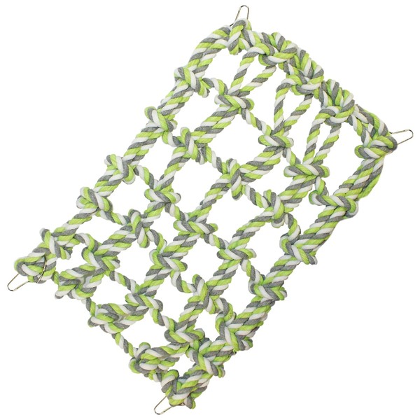 Rope Climbing Net - Natural Rope Interactive Hanging Swing Perch