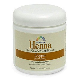 Pack of 2 x Rainbow Research Henna Hair Color and Conditioner Persian Copper Red Copper - 4 oz