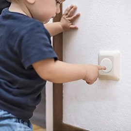 Plug Socket Covers for Baby – 10 Pieces 3 Pin Plug Socket Covers UK– Childproof Socket Protectors for Baby Safety – Outlet Covers for Toddlers & Infants – Easy to Install