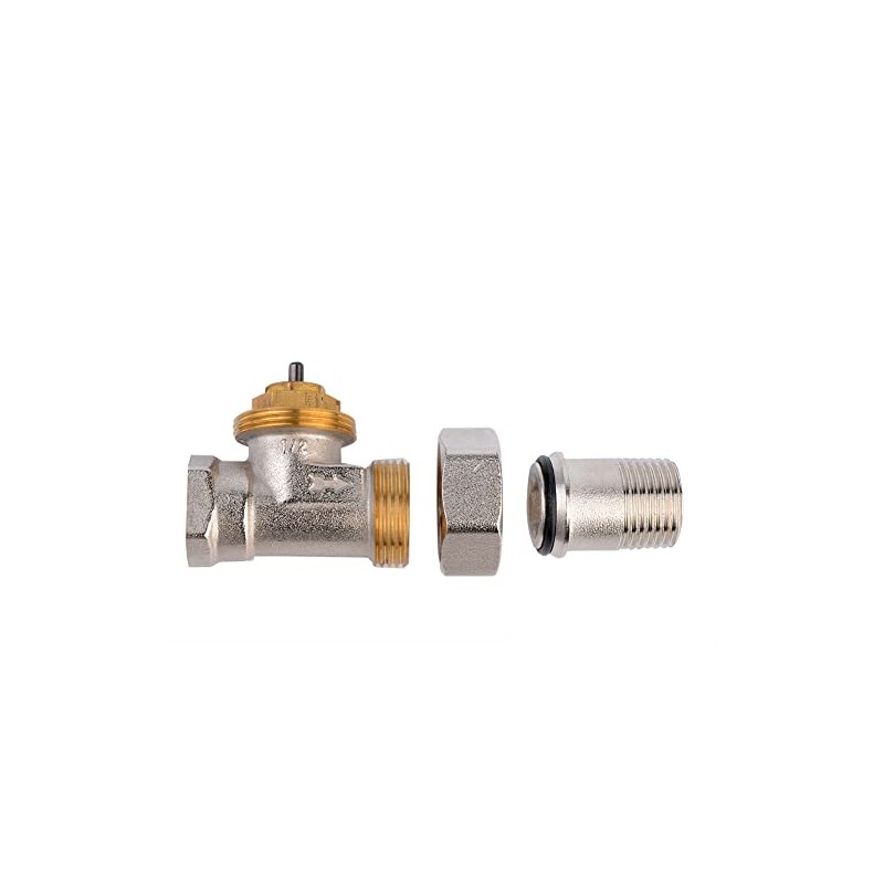 S SIENOC Thermostatic Valve Thermostatic Head Radiator Connection Set Screw