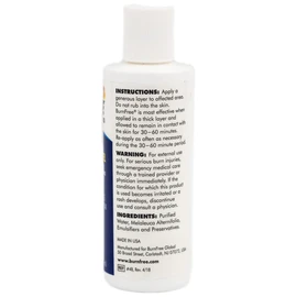 BurnFree 4990439 PT# 4B2400 Burnfree Burn Relief Gel 4oz in Squeeze Bottle Ea Made by Burn Free Products