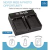 BM Premium NP-BN1 Dual Battery Charger for Sony CyberShot DSC-QX10,