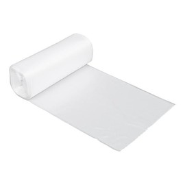 High Density Trash Bags, 7 Gallon, 20W x 22L inches, 6 Micron, Clear, 2000/Case