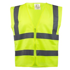 New York Hi-Viz Workwear Z7412 High Visibility Safety Vest, ANSI/ISEA Standard | Color Neon Yellow | Size XL