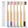 Isshah Kids Bamboo Toothbrushes Biodegradable Handle BPA Free Eco Friendly