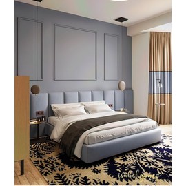 Decozayn Wall Molding Kit, Premade Wainscoting Panels, Picture Frame Moulding, Pre Cut Wall and Door Molding &Trim Panel Kits, Wainscot Wall Panel for Home Decoration, 3 Frames (paket-12)