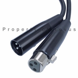 MCSPROAUDIO 2pack 50' ft foot Shielded Balanced 3 pin XLR cable for powered active speakers