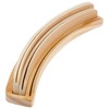 DJAPWPX Curved Wood Card Rack - Stable Card Tray Organizer