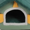 Pet Bed House Soft Warm Cat Bed Cave Detachable Cozy