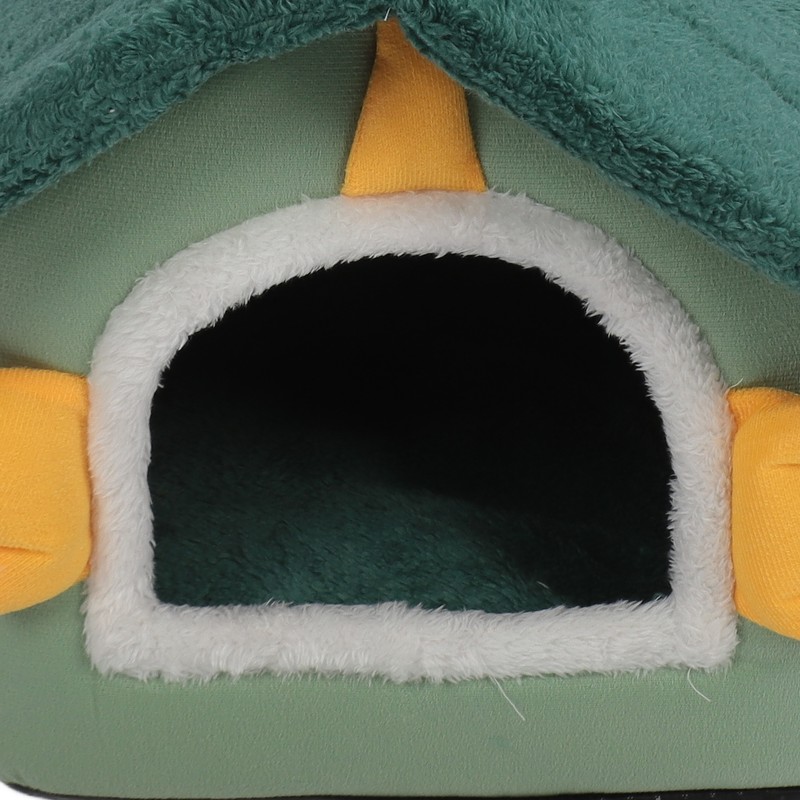 Pet Bed House Soft Warm Cat Bed Cave Detachable Cozy