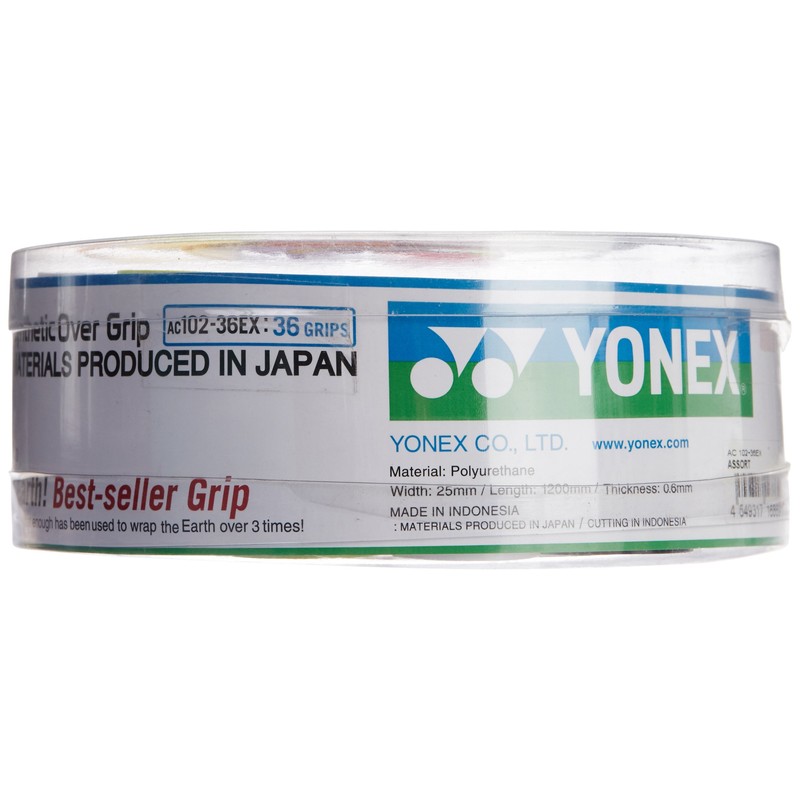 Yonex AC102-36EX Wet Super Grap (36 Pieces) Assorted