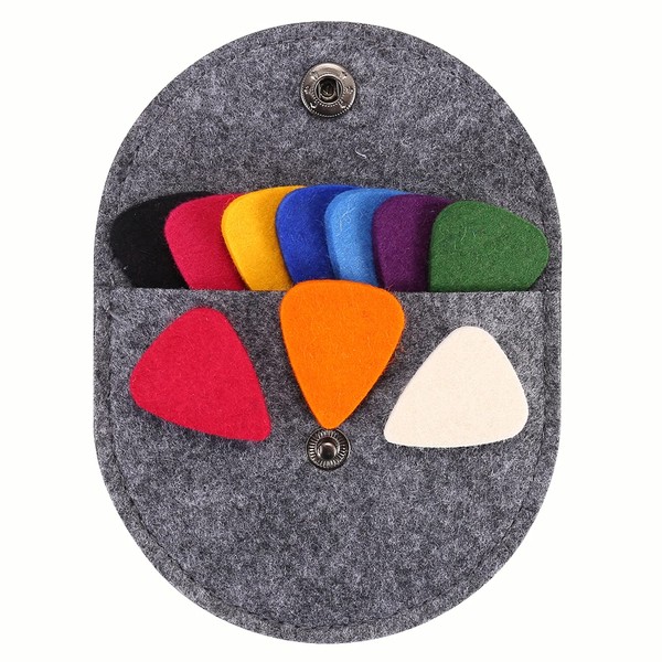 Felt Ukulele Picks,10 Piece Felt Heart Shape Pick for Ukulele