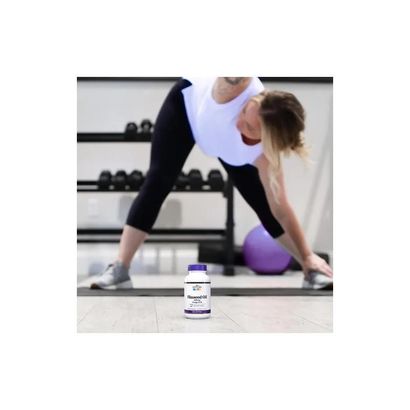 21 Century Aceite De Linaza 1000mg 120ct Sabor Sin Sabor