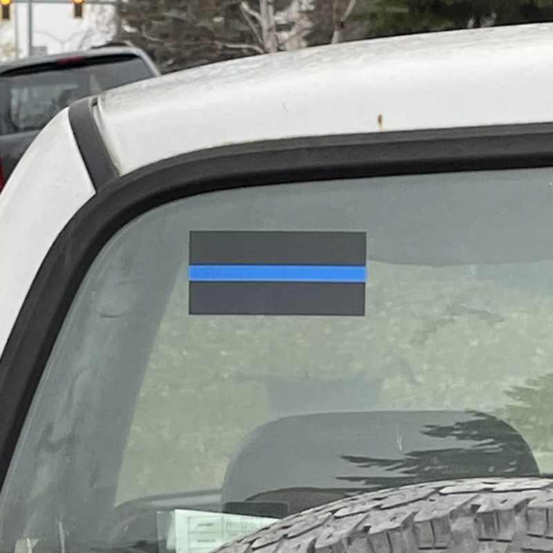 Gill Thin Blue Line Decal - Bumper Sticker or Window