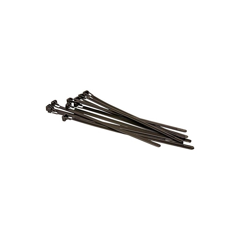 Hosa WTI-294 Cable Tie, Black Plastic, 8 in