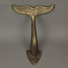 Bronze Finish Cast Iron Whale Tail Decorative Garden Hose Holder