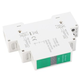 DC Voltage Meter LED Digital Display Switching Output DIN Rail Mount Voltmeter Electrical Instrument 11V‑310V