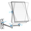 QiMH 3X Magnifying Wall Mounted Vanity Makeup Mirror | Rectangular