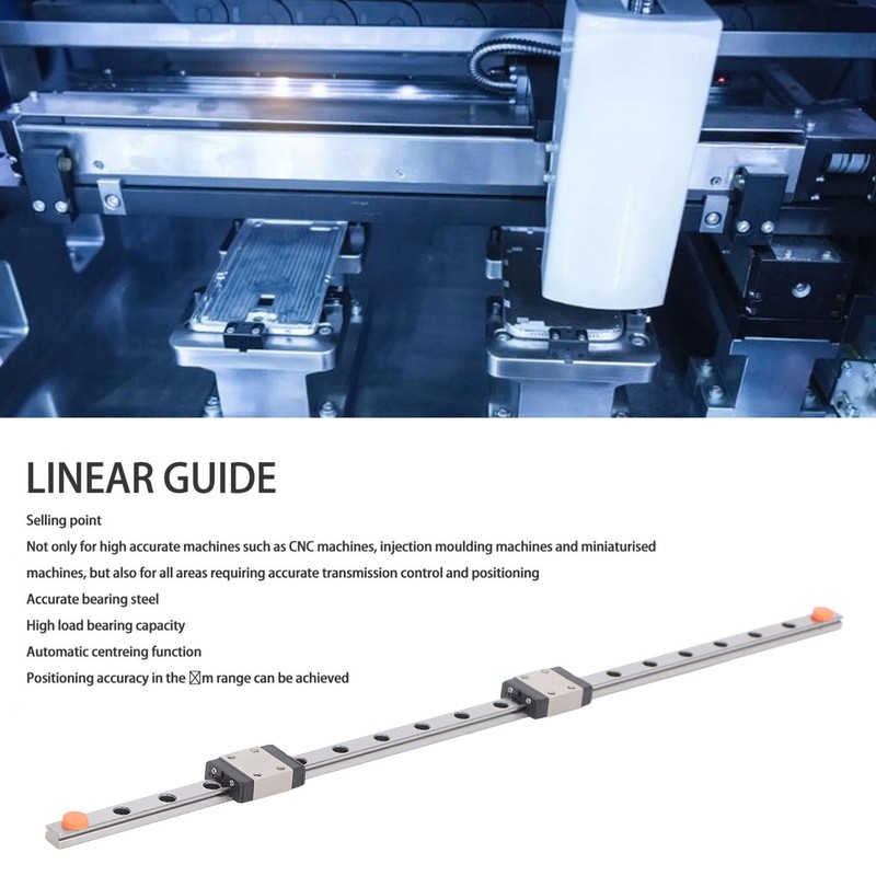 MGN7C Linear Guide Rail High Accuracy 4 Point Contact Smoothly