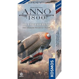 Kosmos 682309 Anno 1800 Board Game Expansion by Martin Wallace, More Strategic Opportunities, New Order Cards and 6-Piece Solo Campaign