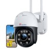Ctronics 4G LTE Outdoor Surveillance Camera with SIM Card, 2K