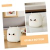 iplusmile Small Desktop Trash Can Cute Demon Mini Wastebasket with