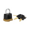Topteng Padlock Pad Lock W/3 Keys Suitable for Caterpillar (CAT)