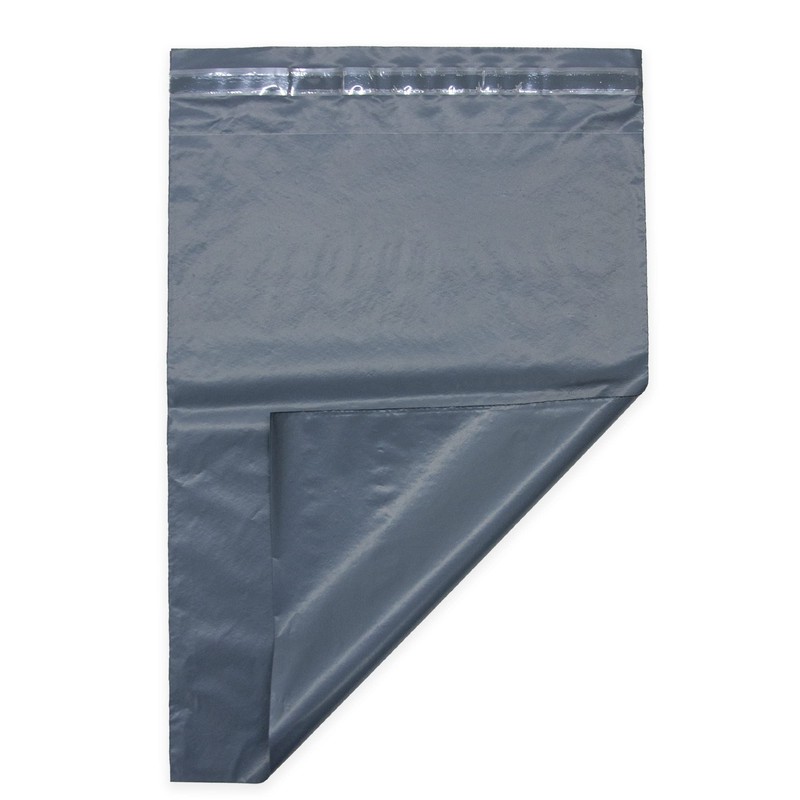 Mailing Bags, Grey Parcel Delivery Bags with Self-Seal Closure, Flexible