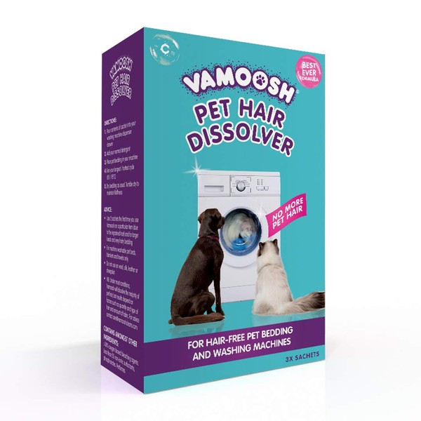 Vamoosh Pet Hair Dissolver 3 x 100g (1 box) Dissolves