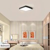 Ganeed LED Ceiling Light Flush Mount,24W 12-Inch Modern Ceiling Lamp