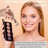 Double-Ended Foundation Makeup Brush, Blusher Brushes, Bronzer-Brush, Perfect for Blending