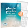 LivaClean 272 CT Pimple Patches Variety Pack w/ Tea Tree Oil, Salicylic Acid & Calendula Oil - Pimple Patches Large, Large Pimple Patches for Face Acne Patches Large, Hydrocolloid Patches