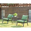 QILLOWAY Polyester Outdoor Chair Cushion Set,Outdoor Cushions for Patio Furniture.Tan/Grey