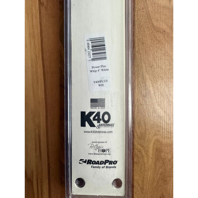 K40 NEW K40 T400PLUS 4' Top Loaded 2500 Watt CB/10-Meter