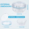 Maoerdental Retainer Cleaner Case,Double Layer No-Leak Denture Cup for Soaking