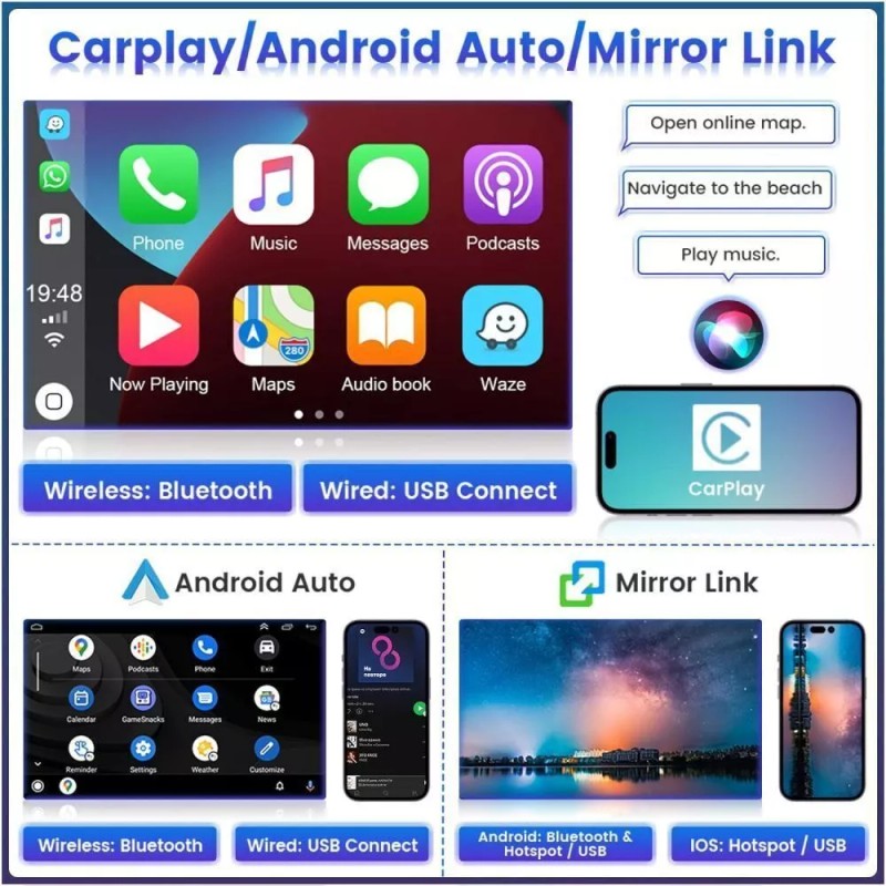 For Toyota Prius 2010-2015 Android12 Carplay 9" Car Stereo Radio